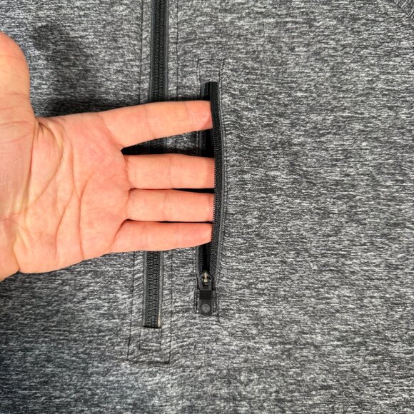 Lululemon Sweatshirt Men Size L 1/4 Zip Pullover Long Sleeve Athletic Thumbholes - Picture 4 of 10